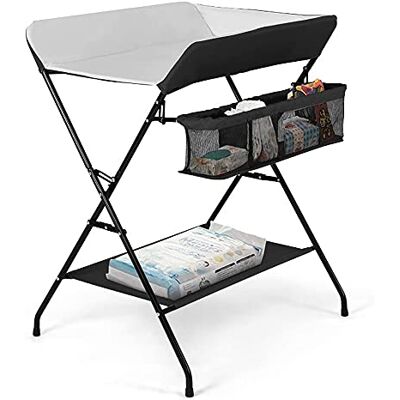 RELOVE Tables à langer,Table à langer et Baignoire 2 en 1 pour bébé, De la naissance à 12 mois (jusqu'à 25kg),Pliable et Portable Table à Langer pour Bébé(gris) RELOVE Tables à langer,Table à langer et Baignoire 2 en 1 pour bébé, De la naissance à 12 mois (jusqu'à 25kg),Pliable et Portable Table à Langer pour Bébé(gris)