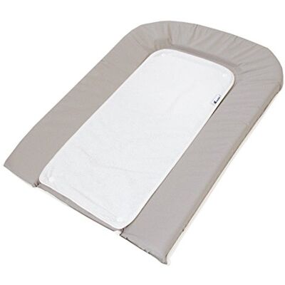 Candide Matelas À Langer PVC, Imperméable, Entretien Facile, Fabriqué En France, 45x71cm (Gris) + 2 Éponges Pressionnées Blanches Candide Matelas À Langer PVC, Imperméable, Entretien Facile, Fabriqué En France, 45x71cm (Gris) + 2 Éponges Pressionnées Blanches