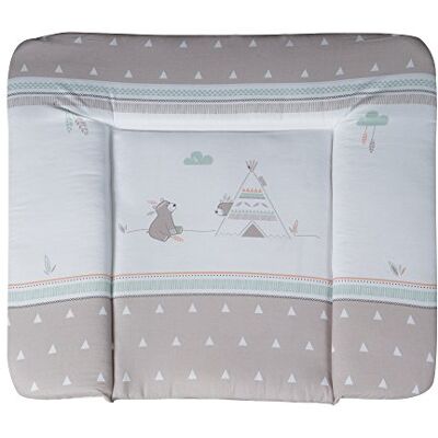roba Matelas à Langer Nettoyable 85 x 75 cm Indibär Bords Rehaussés Pour Table à Langer Sans Phtalate Motif Ours et Nuages roba Matelas à Langer Nettoyable 85 x 75 cm Indibär Bords Rehaussés Pour Table à Langer Sans Phtalate Motif Ours et Nuages