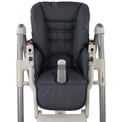 Babys-Dreams Bambiniwelt Housse de rechange pour coussin de siège Peg Perego Prima Pappa Diner 9 couleurs Gris foncé Babys-Dreams Bambiniwelt Housse de rechange pour coussin de siège Peg Perego Prima Pappa Diner 9 couleurs Gris foncé