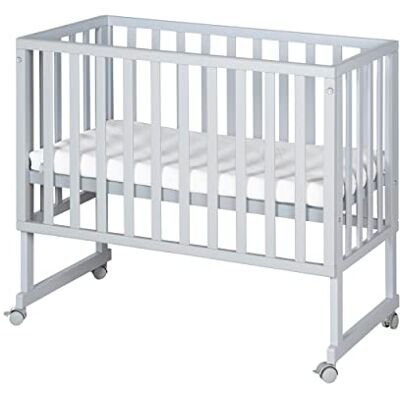 Lit bébé roba - Safe Asleep 3-en-1 Taupe / Gris - Hauteur réglable Lit bébé roba - Safe Asleep 3-en-1 Taupe / Gris - Hauteur réglable