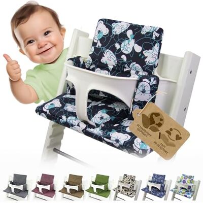 Babys-Dreams Ensemble coussin d'assise en 2 parties pour chaise haute Stokke Tripp Trapp Coussin de rechange Babys-Dreams Ensemble coussin d'assise en 2 parties pour chaise haute Stokke Tripp Trapp Coussin de rechange