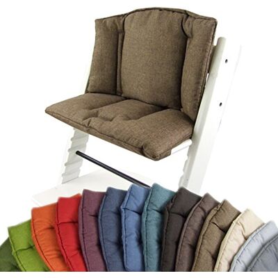 Babys-Dreams Bambiniwelt Lot de 2 coussins de siège pour chaise haute Stokke Tripp Trapp 5 couleurs mélangées Coussins de rechange Marron XX Babys-Dreams Bambiniwelt Lot de 2 coussins de siège pour chaise haute Stokke Tripp Trapp 5 couleurs mélangées Coussins de rechange Marron XX