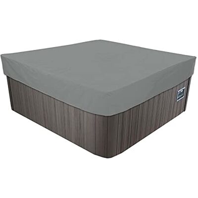 YIJIEHH Housse pour Bain À Remous Carrée De Jardin, Bache De Protection pour Piscine en Tissu Oxford 210D Étanche Protector-Spa Imperméable, Anti-poussière, Anti-UV-Gray Gris 210x210x30cm YIJIEHH Housse pour Bain À Remous Carrée De Jardin, Bache De Protection pour Piscine en Tissu Oxford 210D Étanche Protector-Spa Imperméable, Anti-poussière, Anti-UV-Gray Gris 210x210x30cm