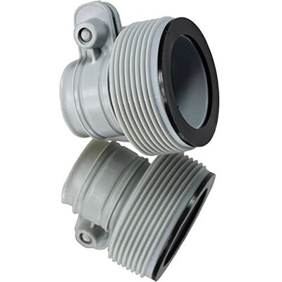 Intex Bestway 58236 10722 Lot de 2 adaptateurs pour pompe filtre de 32 à 38 mm Intex Bestway 58236 10722 Lot de 2 adaptateurs pour pompe filtre de 32 à 38 mm