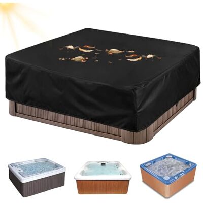 PORFOYO Bâche de piscine 220 x 220 x 85 cm Bâche de protection pour piscine de jardin Oxford 210D Rectangulaire Imperméable et anti-poussière PORFOYO Bâche de piscine 220 x 220 x 85 cm Bâche de protection pour piscine de jardin Oxford 210D Rectangulaire Imperméable et anti-poussière