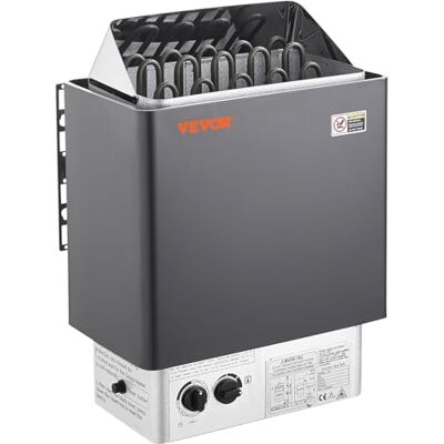 VEVOR Chauffe-sauna électrique portable 8 kW 400 V 3 N avec minuteur de 3 h Contrôleur intégré 110 °C max. pour sauna de 8 à 12 m³ Douche de spa d'hôtel Utilisation commerciale Pierres non incluses VEVOR Chauffe-sauna électrique portable 8 kW 400 V 3 N avec minuteur de 3 h Contrôleur intégré 110 °C max. pour sauna de 8 à 12 m³ Douche de spa d'hôtel Utilisation commerciale Pierres non incluses