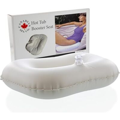 CANADIAN SPA CO. Coussin de siège de piscine rempli d'eau, rehausseur gonflable, soutien confortable, accessoire hot tub CANADIAN SPA CO. Coussin de siège de piscine rempli d'eau, rehausseur gonflable, soutien confortable, accessoire hot tub