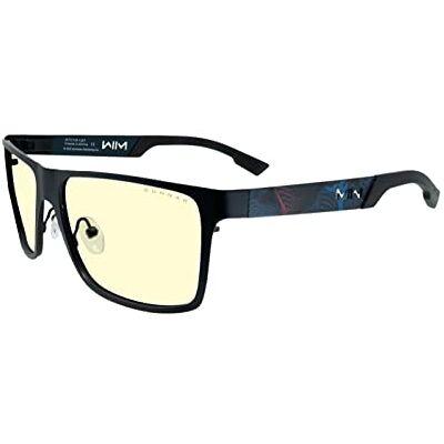 Gunnar Lunettes de jeu et d'ordinateur Modèle : Vertex, Couleur de la monture : fumé, Couleur des verres : ambre (bloque 65% de lumière bleue et 100% de lumière UV) Lunettes anti-lumière bleue Gunnar Lunettes de jeu et d'ordinateur Modèle : Vertex, Couleur de la monture : fumé, Couleur des verres : ambre (bloque 65% de lumière bleue et 100% de lumière UV) Lunettes anti-lumière bleue