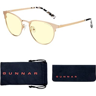 Gunnar Apex Lunettes de jeu et d'ordinateur, à filtre de lumière bleue, filtre bleu de qualité supérieure, protection UV Gunnar Apex Lunettes de jeu et d'ordinateur, à filtre de lumière bleue, filtre bleu de qualité supérieure, protection UV