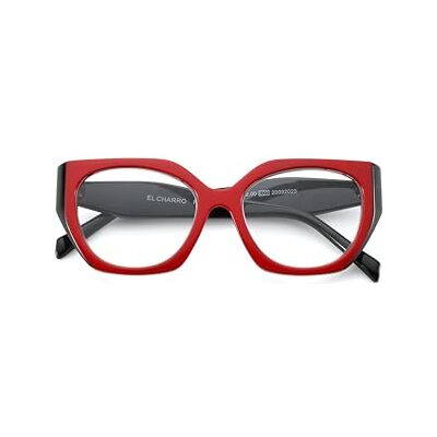 CHARRO Lunettes de Lecture Panama Rouge-Noir +3,00 CHARRO Lunettes de Lecture Panama Rouge-Noir +3,00