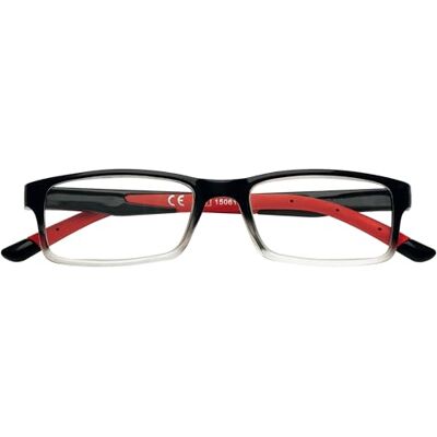 ZIPPO - Lunettes de lecture - Monture en polycarbonate - Bras avec système de double injection flexible - Convient pour la presbytie ZIPPO - Lunettes de lecture - Monture en polycarbonate - Bras avec système de double injection flexible - Convient pour la presbytie