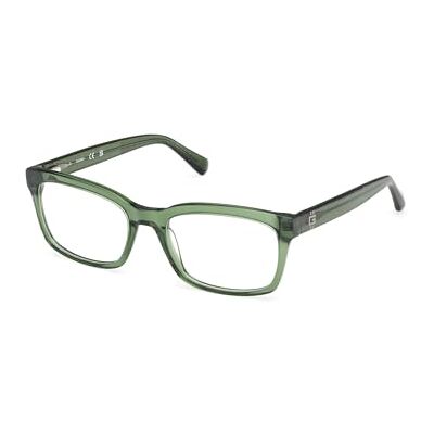 GUESS GU50252 Lunettes du Vue 096 shiny dark green 57/19/145 Homme GUESS GU50252 Lunettes du Vue 096 shiny dark green 57/19/145 Homme