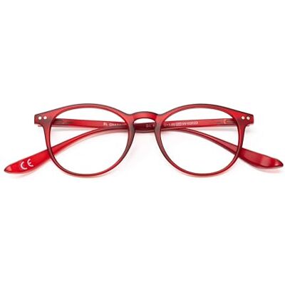 CHARRO Lunettes de Lecture Branches Longues Tour de Cou Connecticut Rouge +2,00 CHARRO Lunettes de Lecture Branches Longues Tour de Cou Connecticut Rouge +2,00