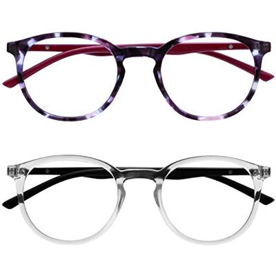 Opulize Lunettes anti-lumière bleue - Grande, Unisex, Protection yeux Opulize Lunettes anti-lumière bleue - Grande, Unisex, Protection yeux