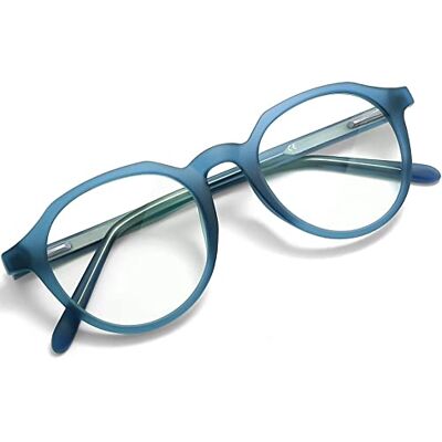 Joopin Lunettes Filtre à Lumière Bleue Branches TR90 Monture Unisexe Lunettes d'Ordinateur Ovales Anti-Fatigue Verres Transparents, Hommes et Femmes Joopin Lunettes Filtre à Lumière Bleue Branches TR90 Monture Unisexe Lunettes d'Ordinateur Ovales Anti-Fatigue Verres Transparents, Hommes et Femmes