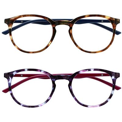 Lunettes de lecture Opulize MET lumière bleue - Marron/Rouge - UV400 Lunettes de lecture Opulize MET lumière bleue - Marron/Rouge - UV400