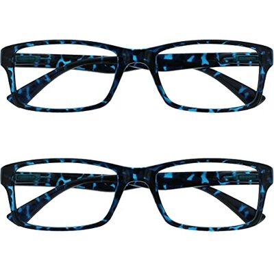 Lunettes de lecture Opulize Tortue Bleue - Reading Glasses Lunettes de lecture Opulize Tortue Bleue - Reading Glasses