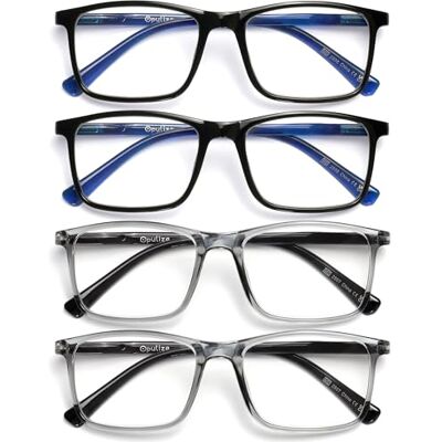 Opulize RRRR4-1177 Grandes lunettes rectangulaires - Lunettes Opulize RRRR4-1177 Grandes lunettes rectangulaires - Lunettes