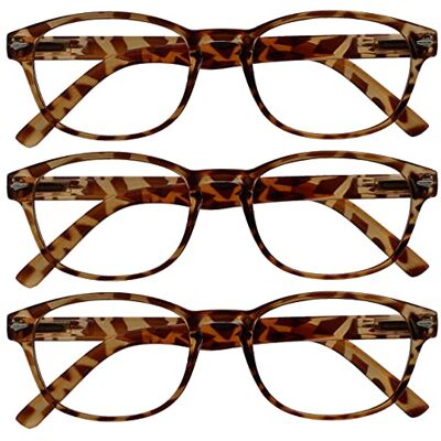 Opulize RRR76-222 Tortue Marron - Lunettes de lecture Opulize RRR76-222 Tortue Marron - Lunettes de lecture