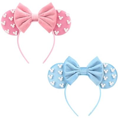 DRESHOW Oreilles de Souris Arc Bandeaux Paillettes Décoration de Fête Cosplay Costume pour Femmes DRESHOW Oreilles de Souris Arc Bandeaux Paillettes Décoration de Fête Cosplay Costume pour Femmes