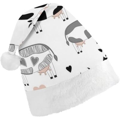 JZemdybill Chapeau de Noël, joli chapeau de vache pour diverses fêtes de fin d'année JZemdybill Chapeau de Noël, joli chapeau de vache pour diverses fêtes de fin d'année