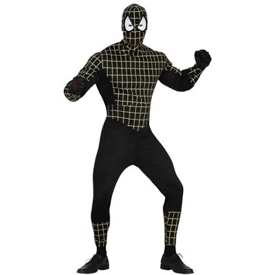 FIESTAS GUIRCA Déguisement d'araignée noire pour adulte FIESTAS GUIRCA Déguisement d'araignée noire pour adulte