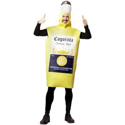 EUROCARNAVALES Costume de bière Cogorcita pour adulte EUROCARNAVALES Costume de bière Cogorcita pour adulte