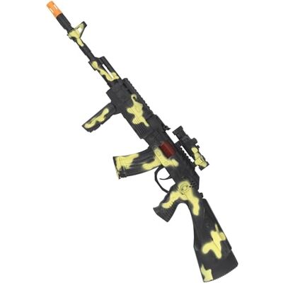 Smiffys Casques bleus, arme militaire, avec effet brillant, 59cm / 23in Smiffys Casques bleus, arme militaire, avec effet brillant, 59cm / 23in