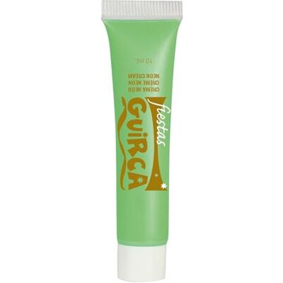 Guirca - Vopsea de față neon verde 10 ml - Neon Green - 10 ml - Face Paint Guirca - Vopsea de față neon verde 10 ml - Neon Green - 10 ml - Face Paint
