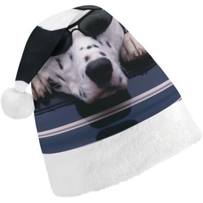 JZemdybill Chapeau de Noël, chapeau dalmatien pour diverses fêtes de fin d'année JZemdybill Chapeau de Noël, chapeau dalmatien pour diverses fêtes de fin d'année