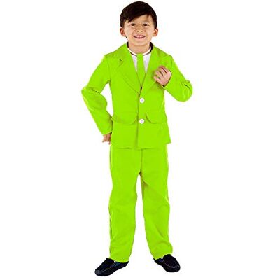 Dress Up America Costume de Fête 3 Pièces Vert Lime pour Enfants – Ensemble Élégant et Fluo Pour Événements et Jeux de Rôle Dress Up America Costume de Fête 3 Pièces Vert Lime pour Enfants – Ensemble Élégant et Fluo Pour Événements et Jeux de Rôle
