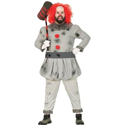 Fiestas Guirca - Costume Clown Méchant Adulte 54-56 (XL) - Costume Fiestas Guirca - Costume Clown Méchant Adulte 54-56 (XL) - Costume