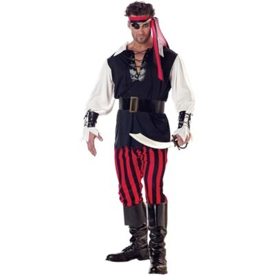 California Costumes Aptafêtes CS968935/L Costume Impitoyable Pirate Taille L California Costumes Aptafêtes CS968935/L Costume Impitoyable Pirate Taille L