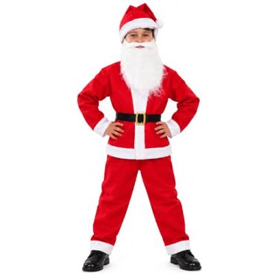 HENBRANDT Costume de Père Noël pour enfant garçon HENBRANDT Costume de Père Noël pour enfant garçon