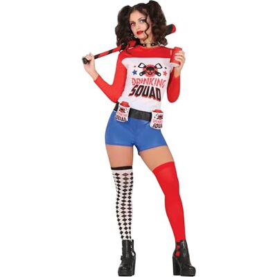 Fato de palhaço conflituoso para mulher - Costume de clown conflictuel pour femme Fato de palhaço conflituoso para mulher - Costume de clown conflictuel pour femme