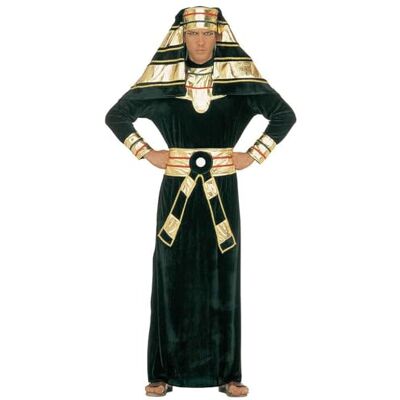 Costume de pharaon antique Widmann - Tunique, collier, ceinture, couvre-chef Costume de pharaon antique Widmann - Tunique, collier, ceinture, couvre-chef