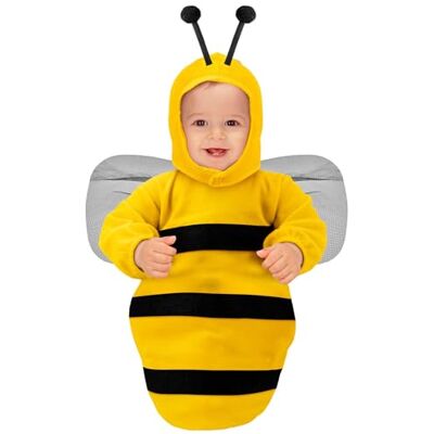 Déguisement de bébé abeille - Avec ailes - Pour carnaval ou fête Déguisement de bébé abeille - Avec ailes - Pour carnaval ou fête