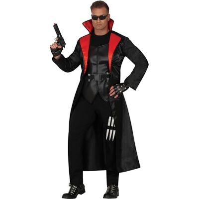 FIESTAS GUIRCA Déguisement d'agent secret et détective pour adulte, idéal pour Halloween, carnaval et fêtes de fantômes FIESTAS GUIRCA Déguisement d'agent secret et détective pour adulte, idéal pour Halloween, carnaval et fêtes de fantômes