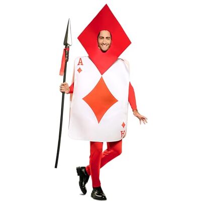 EUROCARNAVALES , SA Déguisement de carte As de diamants pour adulte EUROCARNAVALES , SA Déguisement de carte As de diamants pour adulte