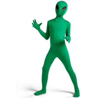 Spooktacular Creations Déguisement d'extraterrestre pour enfants Combinaison verte d'extraterrestre pour garçons filles Costume d'Halloween Jeu de rôle Vert Standard Spooktacular Creations Déguisement d'extraterrestre pour enfants Combinaison verte d'extraterrestre pour garçons filles Costume d'Halloween Jeu de rôle Vert Standard