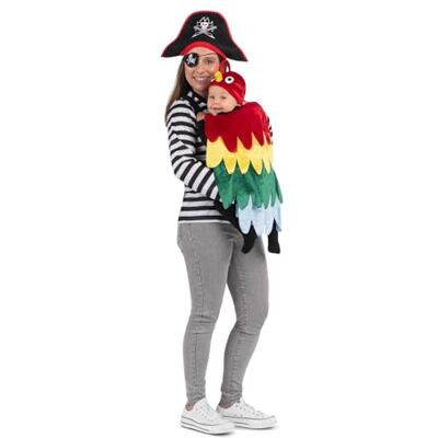 My Other Me Couvre-sac à dos pirate et perroquet adulte taille unique My Other Me Couvre-sac à dos pirate et perroquet adulte taille unique