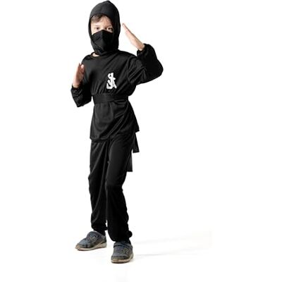 Ciao Fiori Paolo Black Ninja Costume pour Enfant Ciao Fiori Paolo Black Ninja Costume pour Enfant