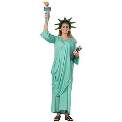 Déguisement Statue de la Liberté pour Femmes - Costume, Vert, Taille Unique Déguisement Statue de la Liberté pour Femmes - Costume, Vert, Taille Unique