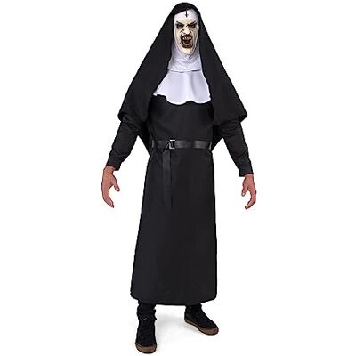 Spooktacular Creations Costume de nonne d'horreur pour homme adulte Spooktacular Creations Costume de nonne d'horreur pour homme adulte