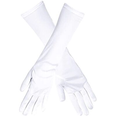 Boland Gants coudes Nice, tissu, pour adultes, années 20, carnaval, costume, fête à thème Boland Gants coudes Nice, tissu, pour adultes, années 20, carnaval, costume, fête à thème