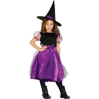 Fiestas Guirca - Sorcière Violette Enfant Taille 3-4 Ans - Déguisement de Sorcière Pour Enfant Fiestas Guirca - Sorcière Violette Enfant Taille 3-4 Ans - Déguisement de Sorcière Pour Enfant