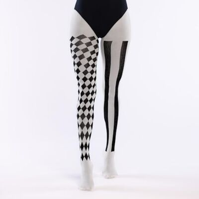 Boland 87869 Collants Arlequin opaques 60 deniers pour carnaval, Halloween, festival, costume de clown Boland 87869 Collants Arlequin opaques 60 deniers pour carnaval, Halloween, festival, costume de clown