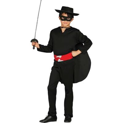 FIESTAS GUIRCA , S.L. Déguisement de Zorro Masqué pour garçon L-(10/12 Ans) FIESTAS GUIRCA , S.L. Déguisement de Zorro Masqué pour garçon L-(10/12 Ans)