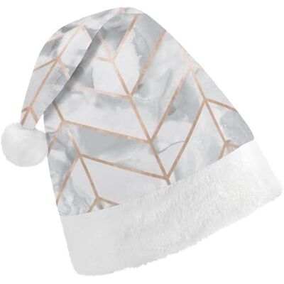 JZemdybill Chapeau de Noël, chapeau rose marbré pour diverses fêtes de fin d'année JZemdybill Chapeau de Noël, chapeau rose marbré pour diverses fêtes de fin d'année